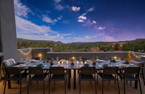 West Sedona House | Sedona Epic Dream - 5BR Wow Views! Pool/Spa/Rooftop/Sauna