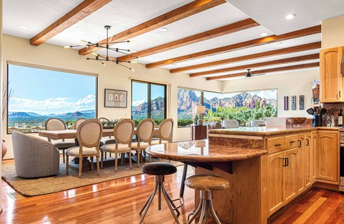 West Sedona House | Sedona Luxury with 75' Lap Pool, Hot Tub & Breathtaking Vortex Views