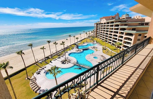 Sandy Beach Condo | Sonoran Spa E707 - 2 BR Next to the Pool, High Speed Wi-Fi - Beachfront Upper Floor Luxury Condo
