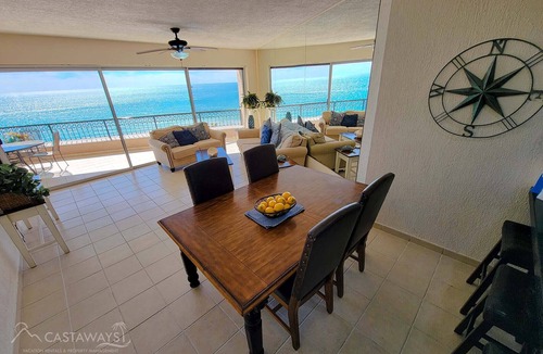 Sandy Beach Condo | Sonoran Spa E707 - 2 BR Next to the Pool, High Speed Wi-Fi - Beachfront Upper Floor Luxury Condo