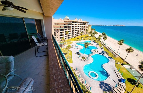 Sandy Beach Condo | Sonoran Spa W705 - 2 BR Next to the Pool, High Speed Wi-Fi - Beachfront Upper Floor Luxury Condo