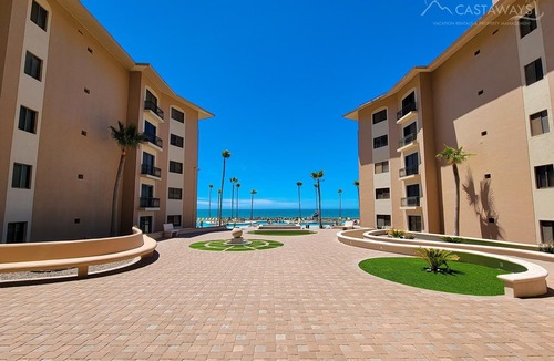Sandy Beach Condo | Sonoran Spa W705 - 2 BR Next to the Pool, High Speed Wi-Fi - Beachfront Upper Floor Luxury Condo