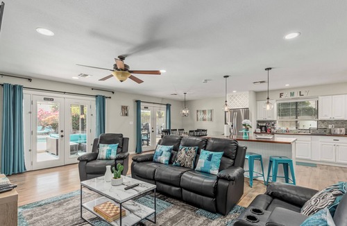 Clearview House | Spacious Home + Pool, Putting & Dream Backyard