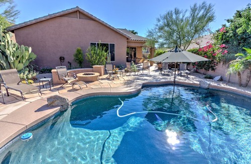 McDowell Mountain Ranch Villa | Spacious McDowell Mountain Ranch Villa w/Heated Pool, BBQ, Fire Pit - Sleeps 10!