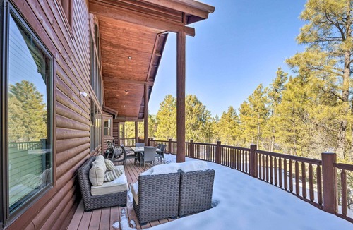 Torreon Cabin | Spacious Torreon Retreat w/ Game Room & Grill!