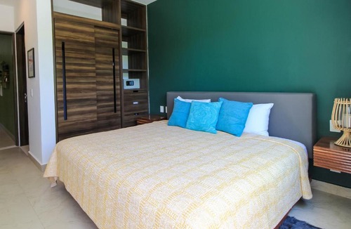Akumal Apartment | Stunning Boho-Style 1BR Loft Private Lounge Terrace Jungle Vibes