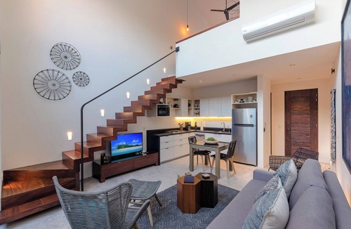 Downtown Puerto Vallarta House | Stunning loft with industrial design and steps from the beach and nightlife.​