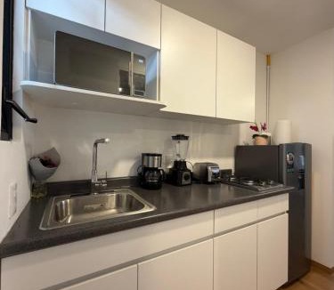 Downtown Mexico City Apartment | Stylish Loft Reforma,Queen, Sofa Bed,Twin