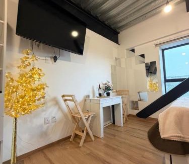 Downtown Mexico City Apartment | Stylish Loft Reforma,Queen, Sofa Bed,Twin