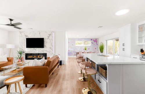 Papago Parkway House | Stylish Old Town Escape | Heated Pool + Firepit
