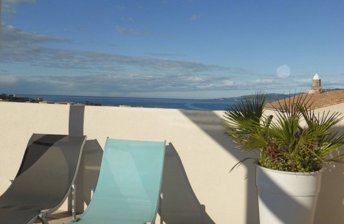 Propriano Apartment | SUPERB APARTMENT LARGE TERRACE SEA VIEW -CENTER+ BEACH 5 min WALK +PARKING