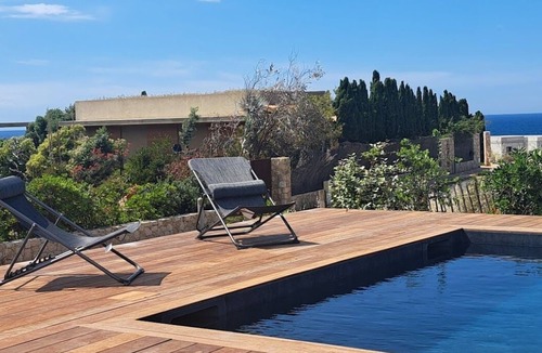 Marine de Davia House | 💫 Superb New Villa 2025 Sea view, swimming pool, beaches and tennis courts on foot