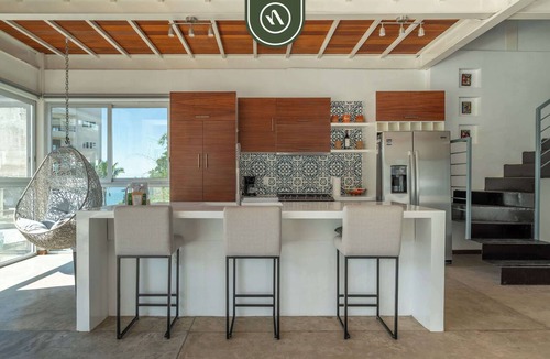Downtown Puerto Vallarta Apartment | The Ava 14 3 BR Condo - Private Terrace and Pool - Oceanview