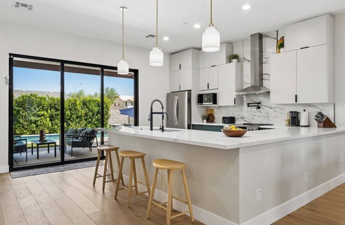 Village Grove House | The Desert Dwelling - Modern 4 Bedroom Home with HEATED POOL & SPA