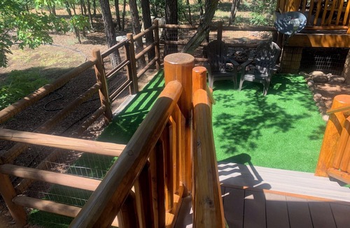 Torreon Cabin | Torreon, Air Condition, Great Rm, 3 Decks, Wooded 1/2 Acre, Fenced Area For Dog!