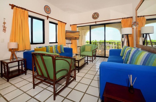 Playacar Fase I Condo | True Endcap Oceanfront Xaman Ha! 7022