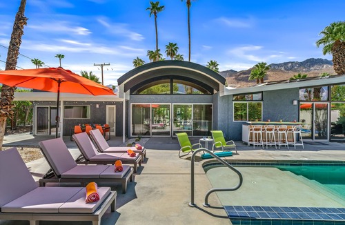 Twin Palms House | Twin Palms Midcentury - Luxury Desert Escape: Stunning Views & Resort-Style Amenities