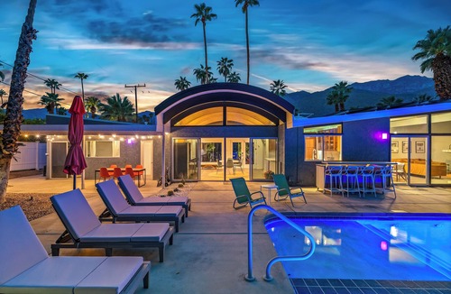Twin Palms House | Twin Palms Midcentury - Luxury Desert Escape: Stunning Views & Resort-Style Amenities