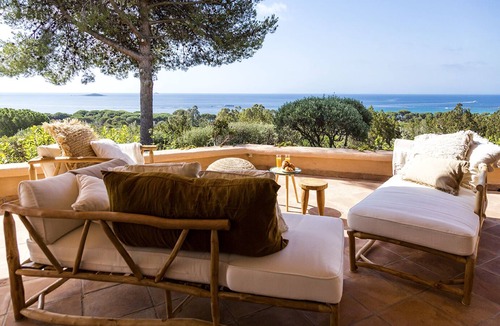 Hameau de Palombaggia Villa | Villa 8 people panoramic view of Palombaggia Beaches. Sea access on foot.