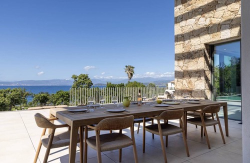 Coti-Chiavari House | Villa DEA - 380 m² villa with 6 bedrooms, panoramic sea view, beachfront, infinity pool,.