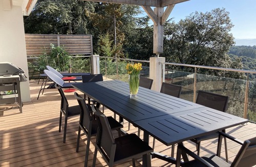 Alata Villa | Villa Golfe d'Ajaccio panoramic sea view and swimming pool