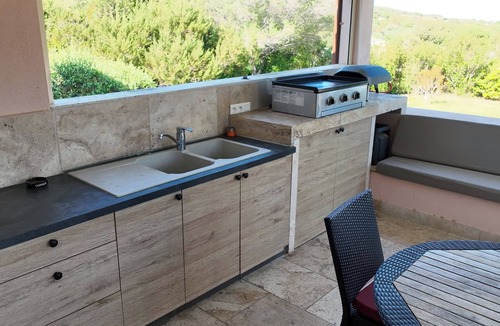 Porto-Vecchio Villa | Villa La Chiappa Seaside heated pool, Spas, air conditioning, Petanque court