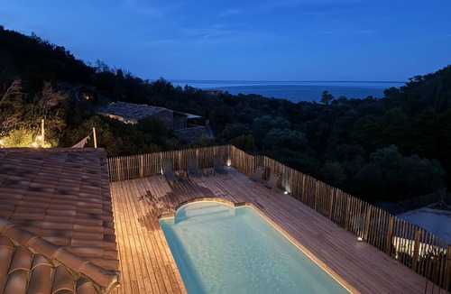 Sari-Solenzara House | Villa Mare is Machja Sea view - Heated swimming pool - Up to 14 people