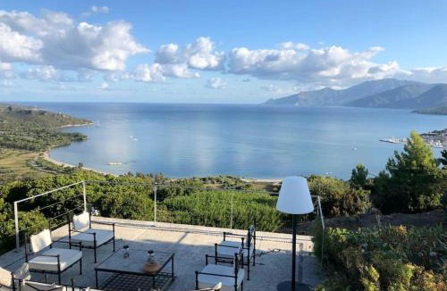 Saint-Florent Villa | Villa prestige Saint Florent- Piscine avc vue mer