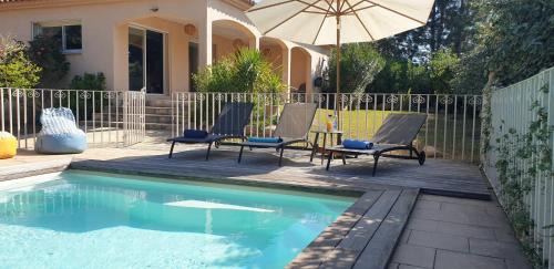 San-Gavino-di-Carbini Villa | Villa Ribba 10 pers piscine 5 min plage en voiture