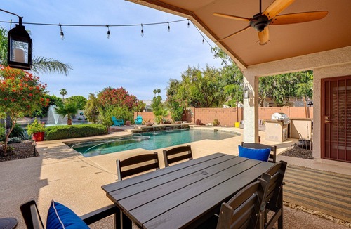 Arrowhead Lakes House | Waterfront 3BR Home with Pool ,BBQ Patio & Fire Pit