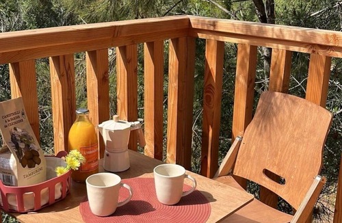 Pinarellu Cabin | ZEcamping 3 étoiles familial piscine 1km plage chalet BBQ 18m2 2 pers