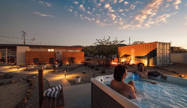 2BR Desert Cabin | Hot Tub | Near Park + Town