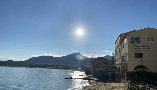 60 meters from the sea with a large terrace