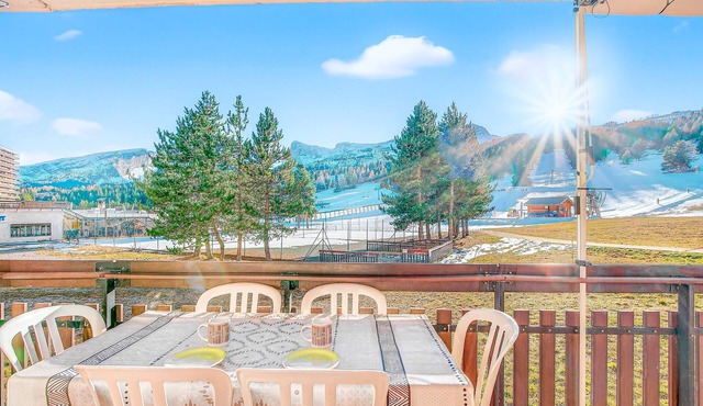 Apartment 'Superdévoluy Les Issarts' with Mountain View, Balcony and Wi-Fi in Superdevoluy