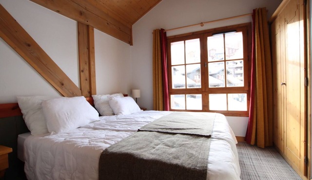 Appartement 3 Pièces Avec Cheminée, ski aux Pieds, Dans Résidence 5