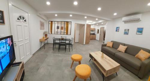 Appartement villa vue mer climatisé 1 chambre parking classé 3 étoiles