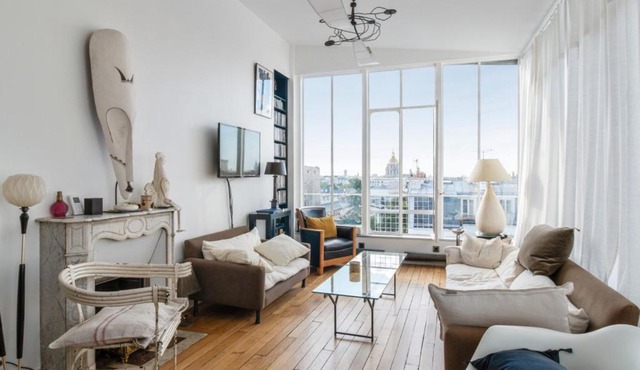 Artistic flat with an incredible view close to Eiffel Tower - Welkeys