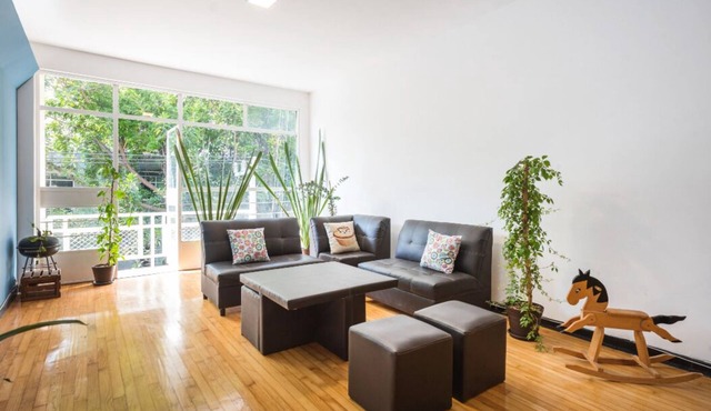 Beautiful and huge apartment in Condesa for 8 persons