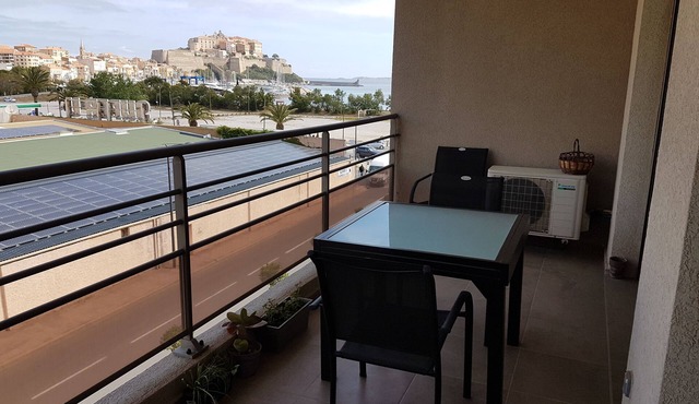 CALVI charming air conditioned T2 200m from the beach - Citadel view