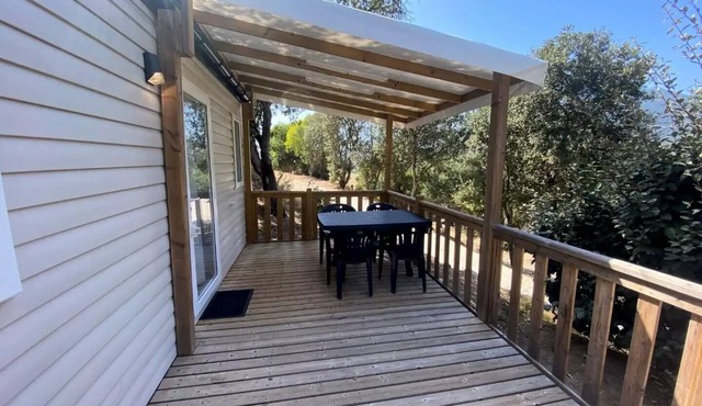 Camping maeva Escapades Colomba * - Mobile Home 3 Rooms 4 People Air-conditioned + TV