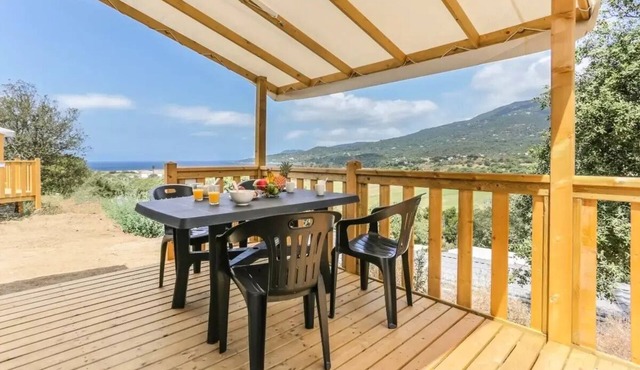 Camping maeva Escapades Colomba * - Mobil Home Sea View 4 Rooms 6 People Air Conditioning + TV