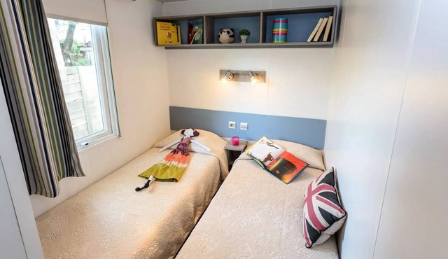 Camping Marina d'Erba Rossa * - Comfort 4-room mobile home for 6 people