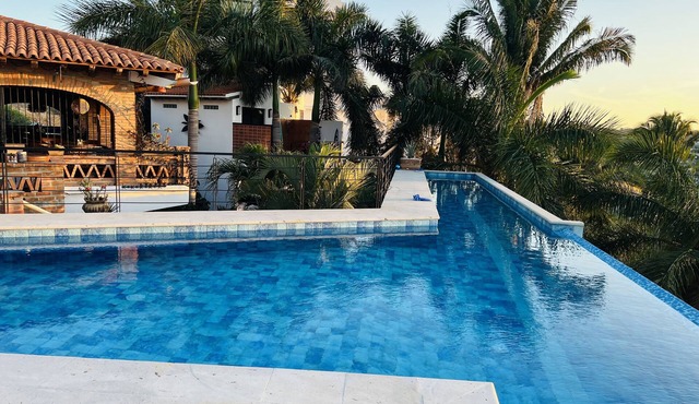 CASA DEL CIELO is a 4 bedroom Sayulita villa with a spectacular pool.