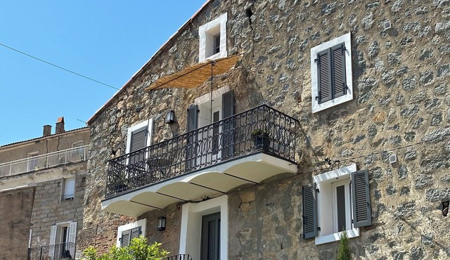Charming air-conditioned house with garden and view on the Propriano bay
