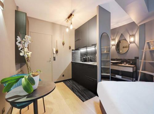 Charming studio -2P- Auteuil, cleaning included