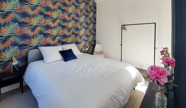 Charming studio with a view of the Abbaye-aux-Hommes