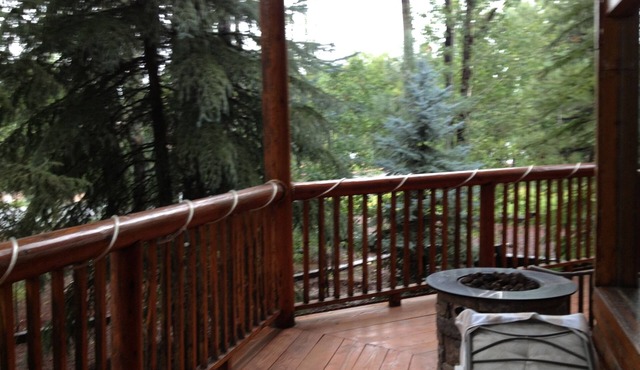 COZY CABIN PLCC TALL PINES PRIVACY GOLF HIKE BIKE ENJOY FRESH COOL MOUNTAIN AIR!