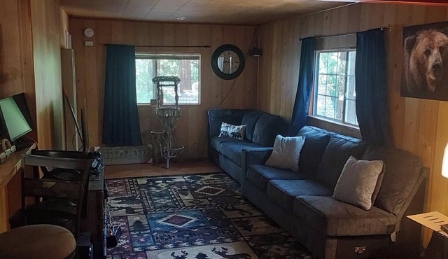 Cozy Rustic 1-bedroom mountain home with 2 fireplaces