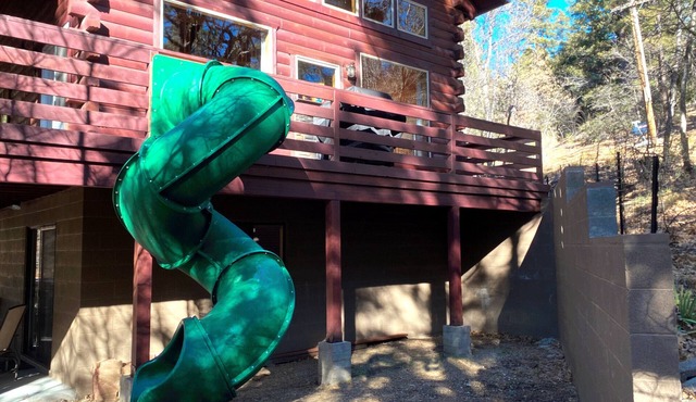 Family Fun Log Cabin in the Pines - Game Room + Slide