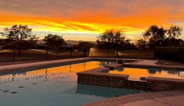 Golf course dream pool and spa home